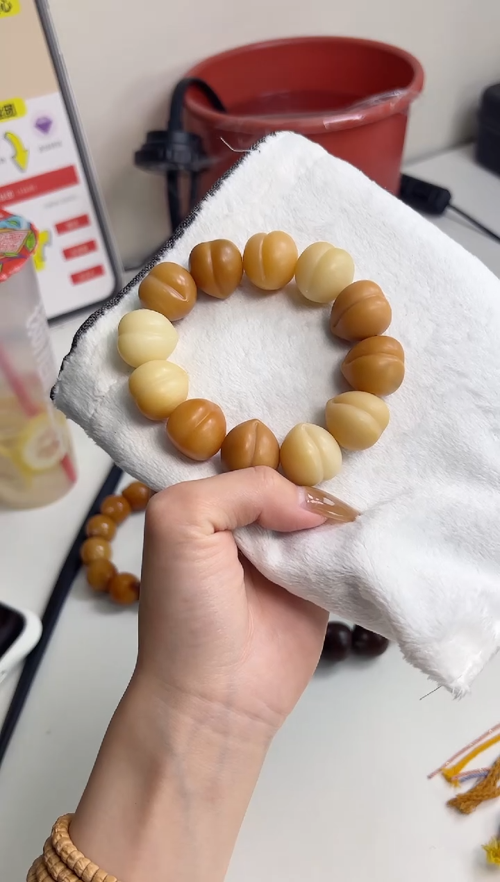 手串菩提根/象牙果沐e72干磨仙桃20mm手串