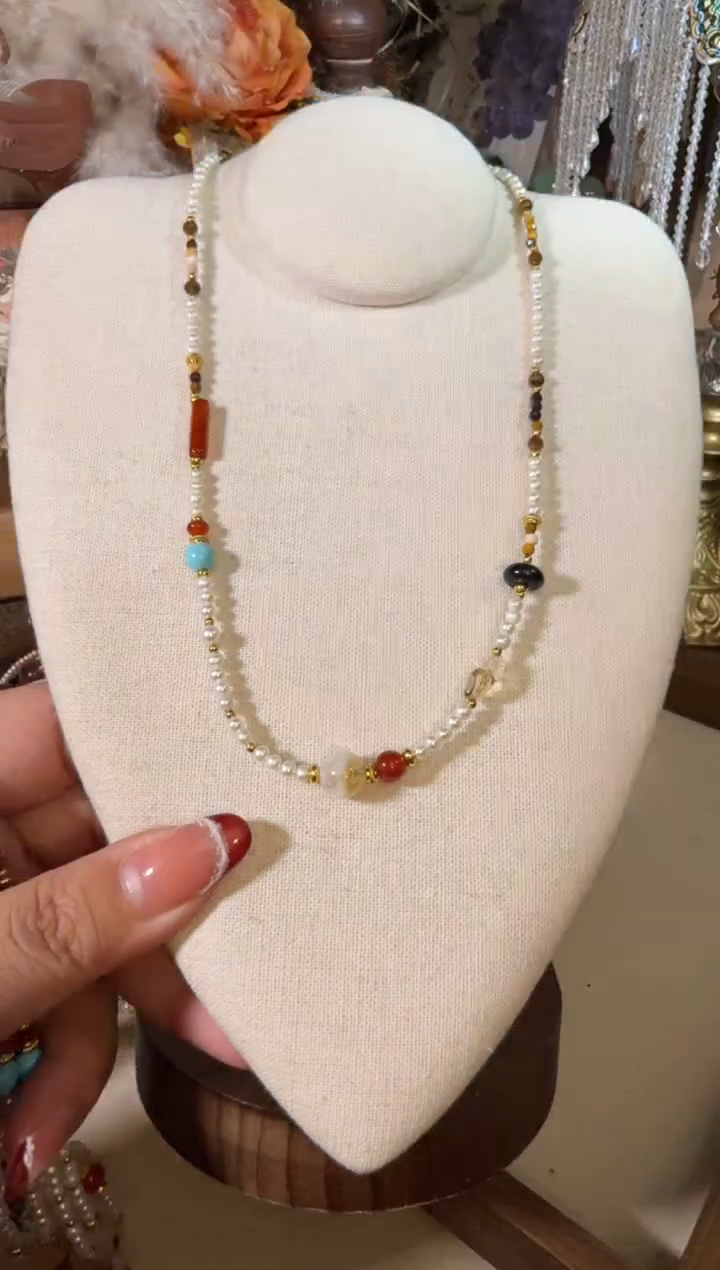 未镶嵌项链玛瑙/玉髓065