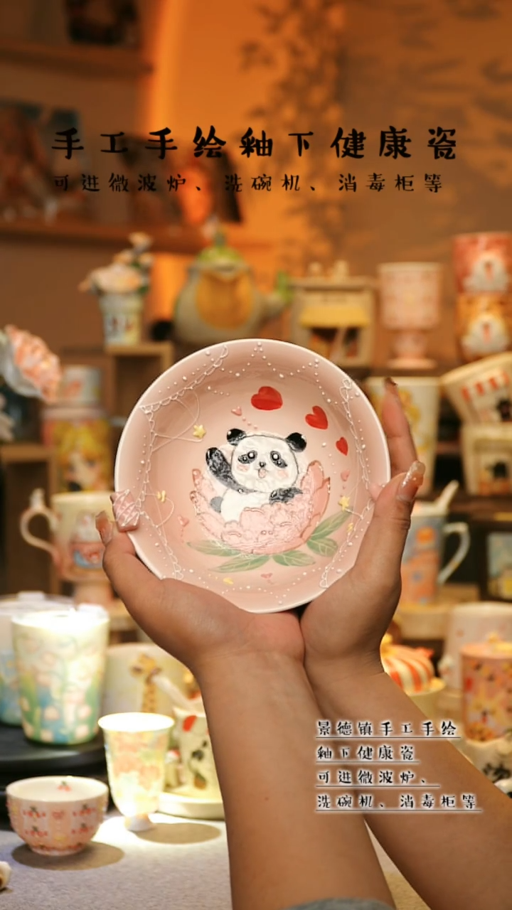 【闪购商品】杯景德镇高温釉下彩&W1186