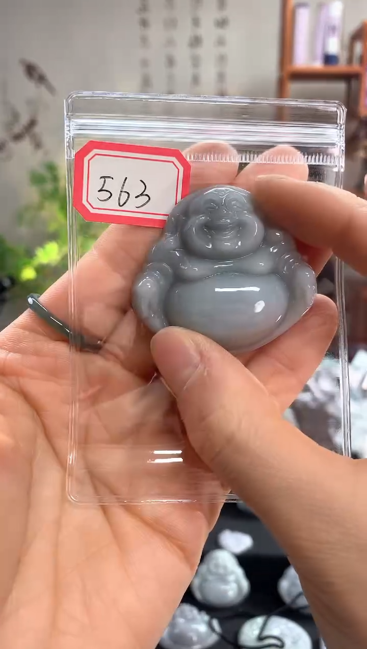 【闪购商品】翡翠颈饰未镶嵌佛公 563