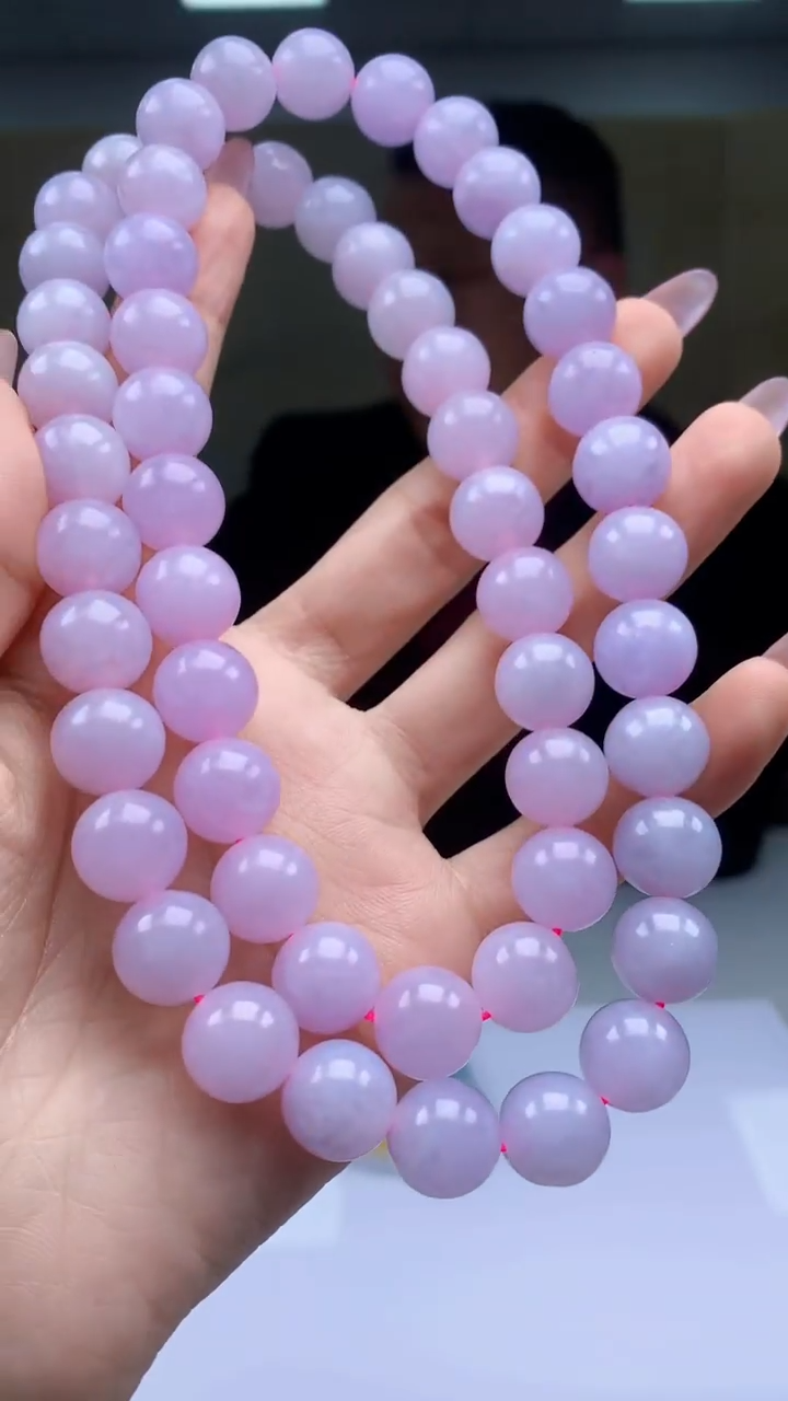 【闪购商品】定制翡翠未镶嵌4969ty-毛货珠链94