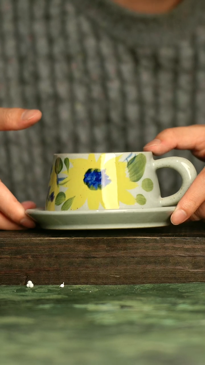 青诗集手工手绘瓷器