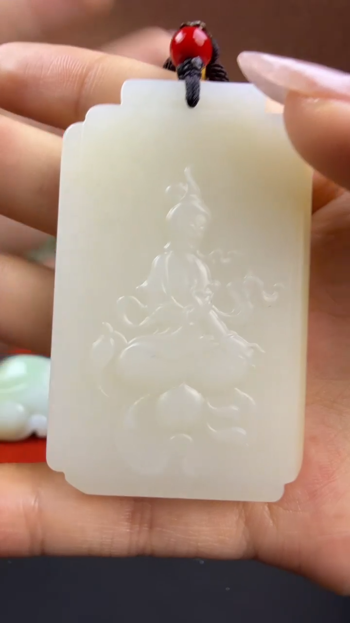 颈饰未镶嵌和田玉和田玉