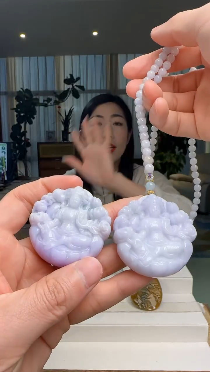 【闪购商品】翡翠吊坠(赠链)未镶嵌多样性发一DY@@60B7J14842M