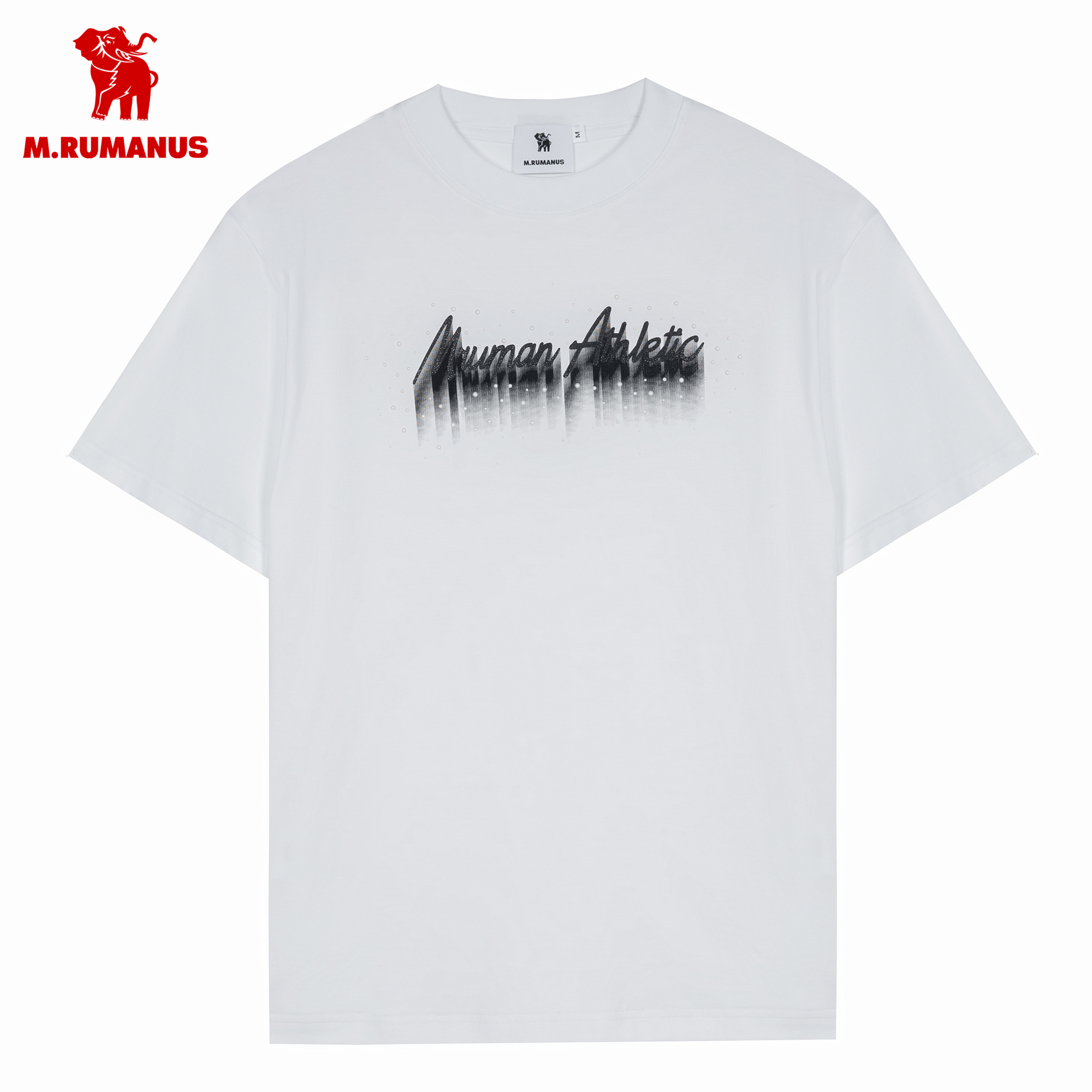 25春夏新款首发男士休闲潮流T恤宽松透气设计师圆领时尚简约短袖