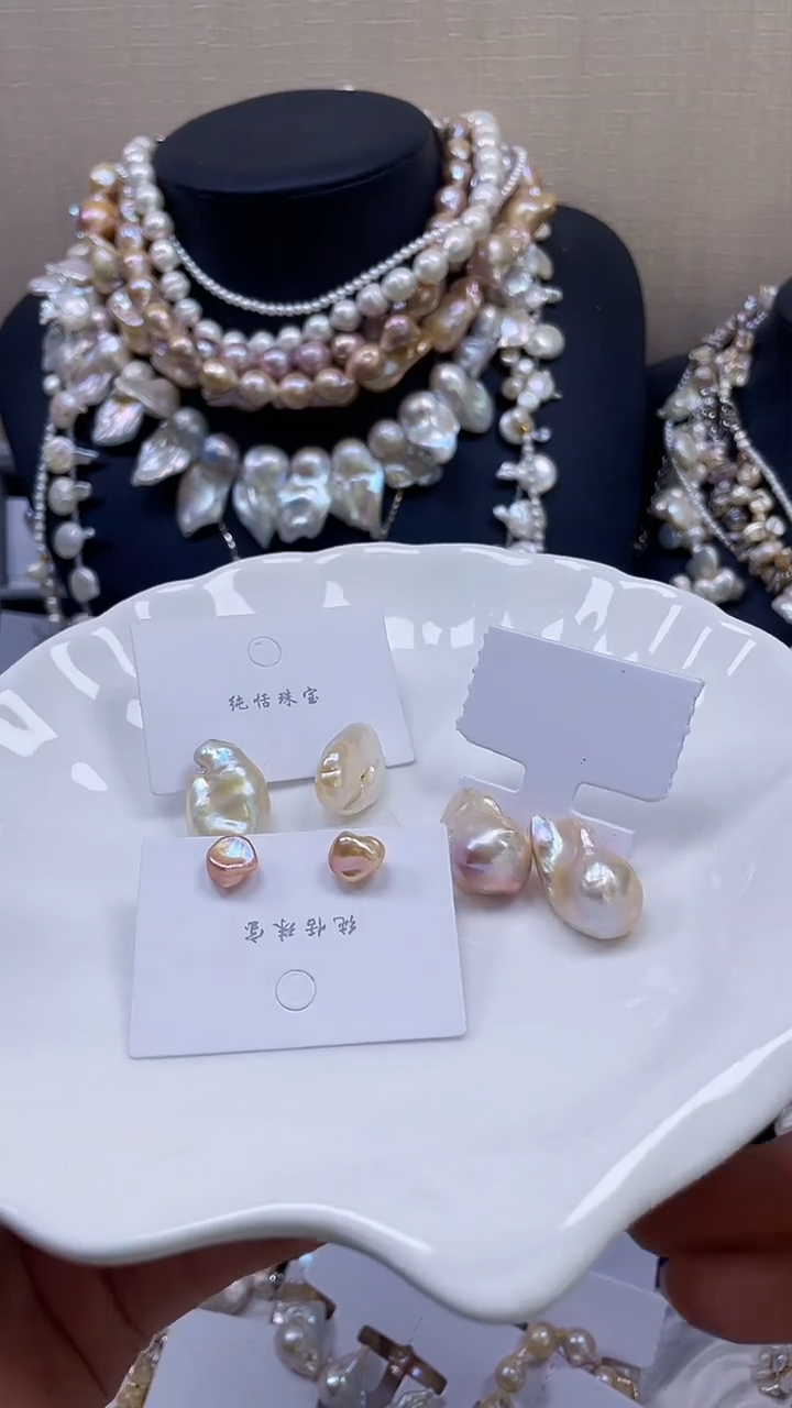 未镶嵌套装淡水珍珠【纯恬饰品】