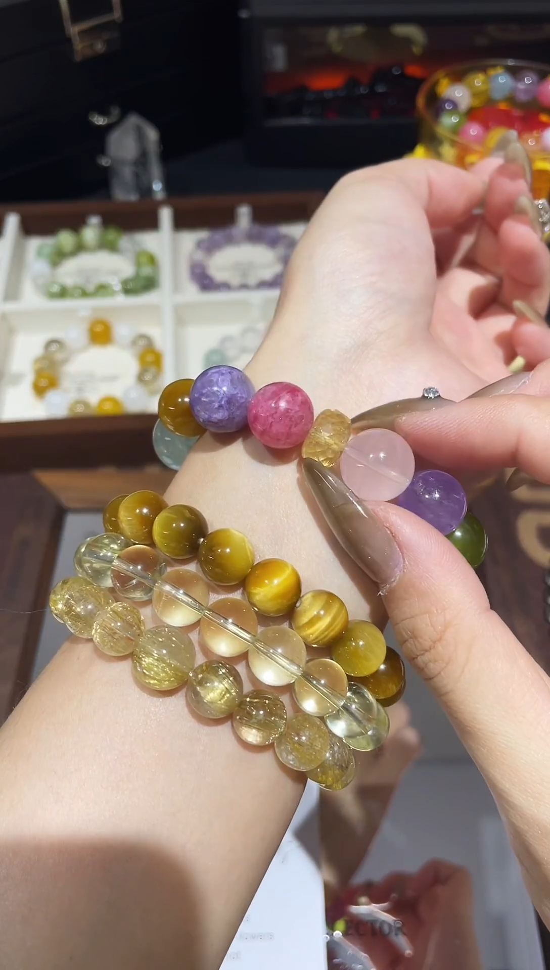 未镶嵌手链水晶111