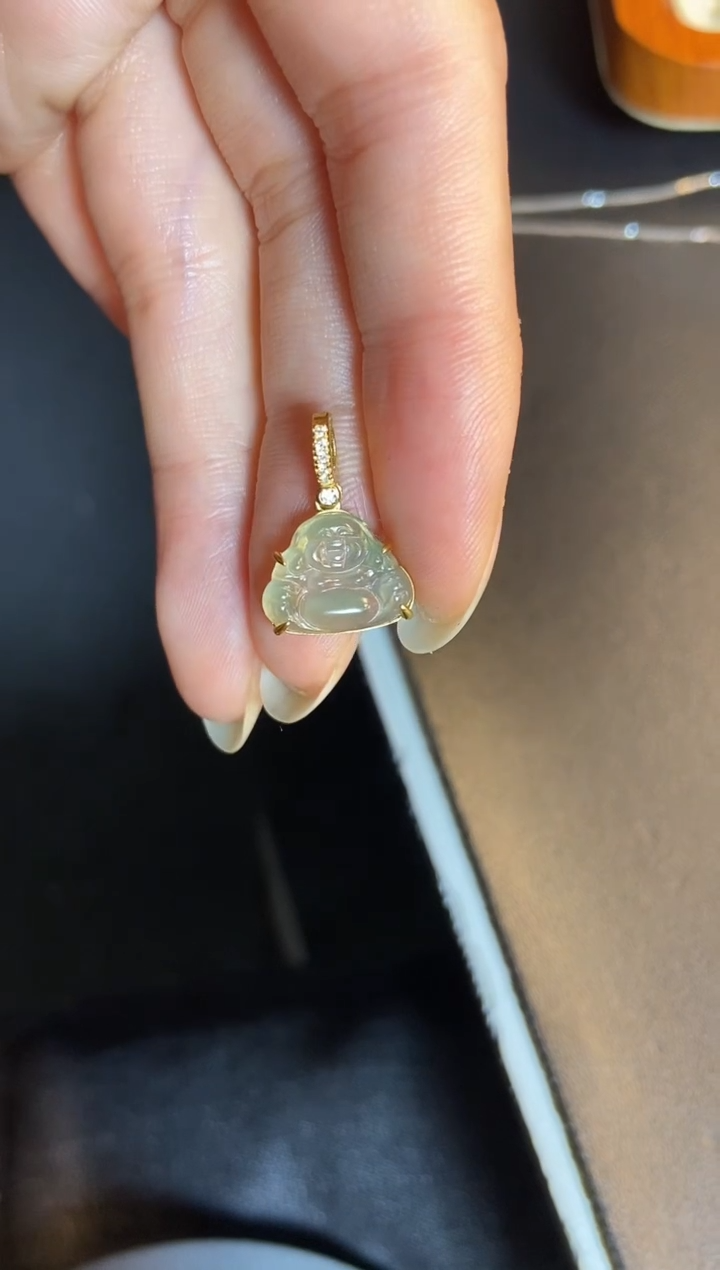 吊坠(不含链)银S925镶嵌翡翠1