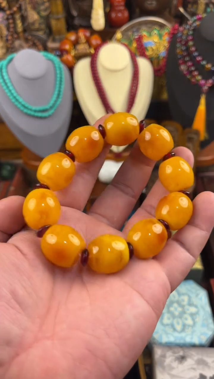 未镶嵌蜜蜡手链雅集甄选精品精品