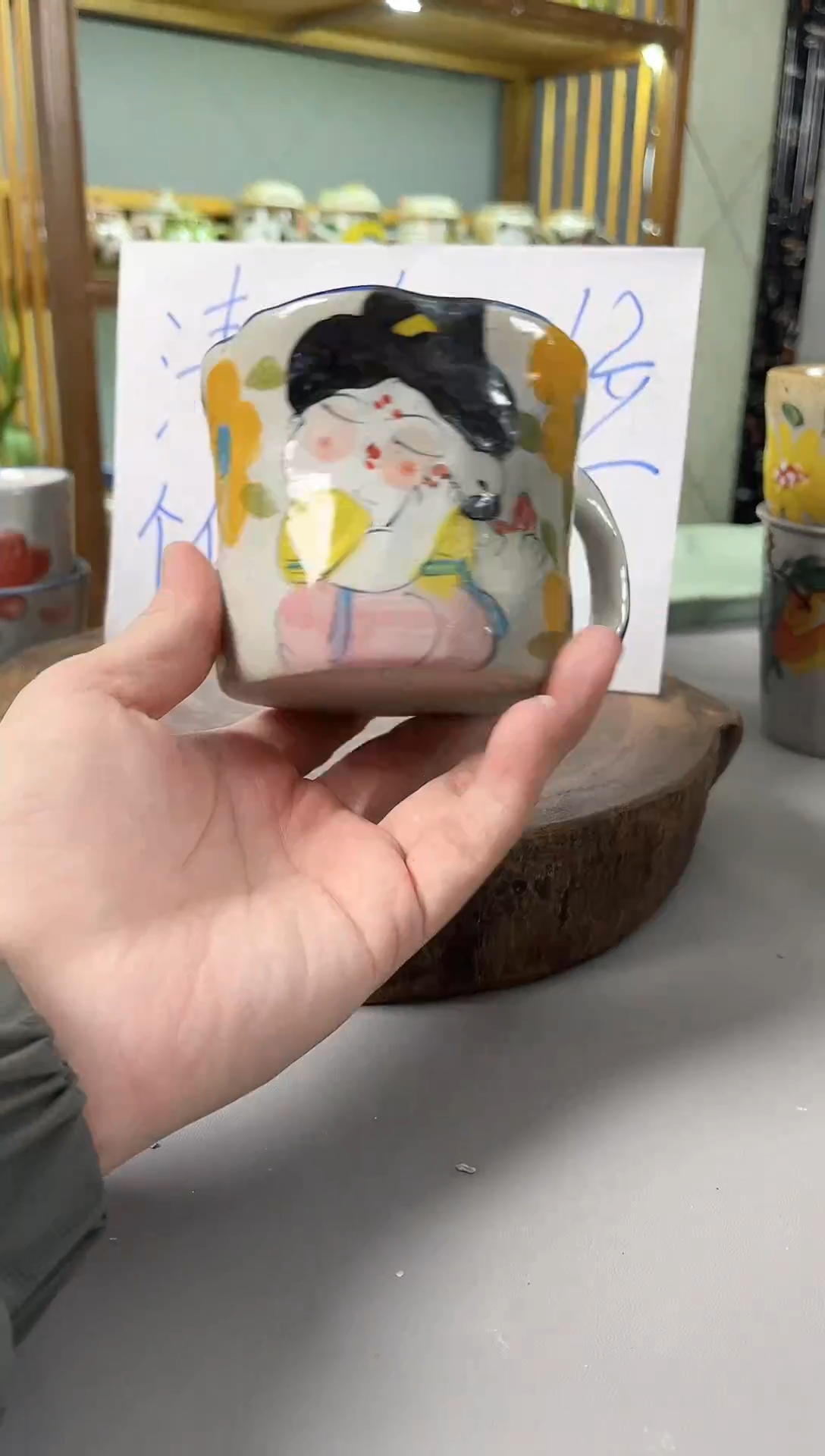 【闪购商品】瓷片景德镇手绘高温釉下彩