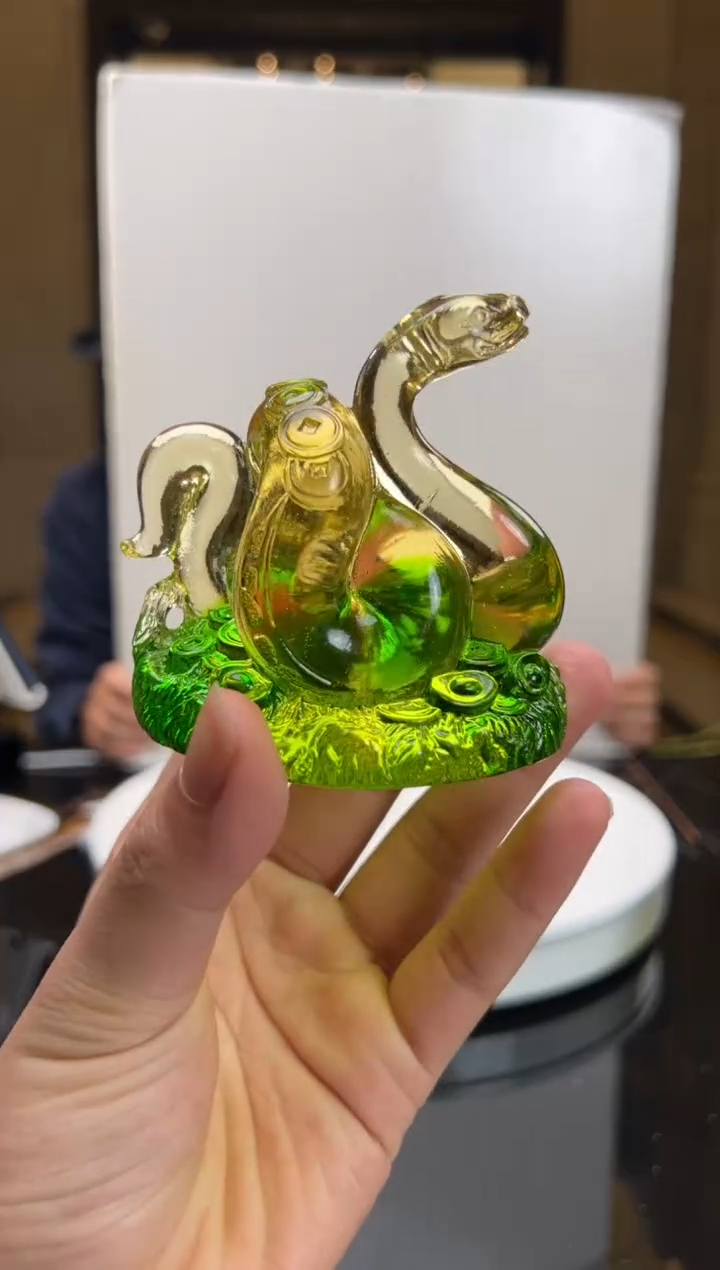 【闪购商品】摆件AJ06603玉玺蛇艺术摆件