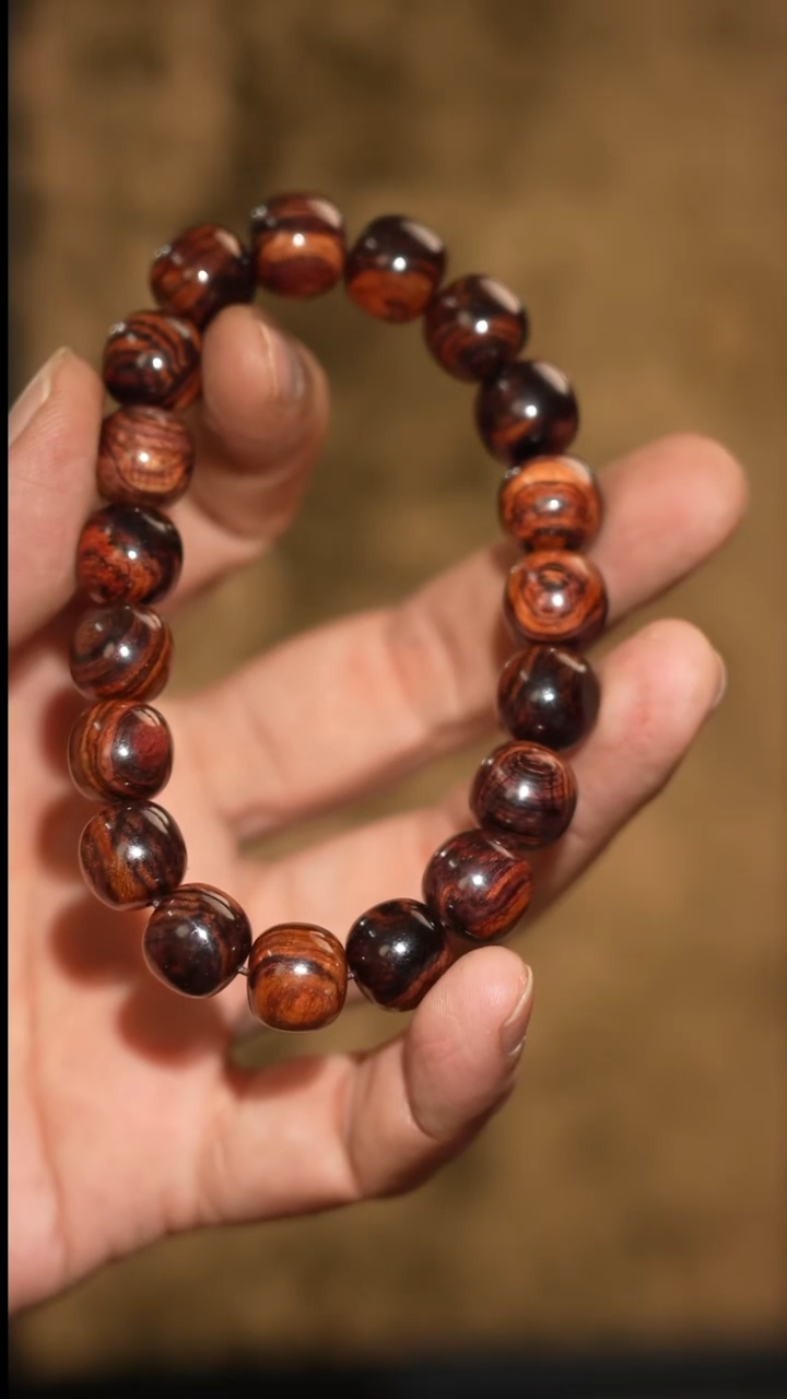 手串/手链黄花梨/降香黄檀用****8海南黄花梨12mm单圈