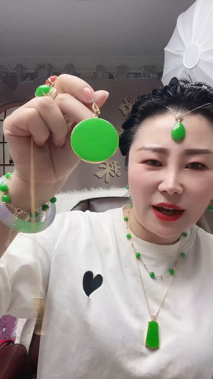 【闪购商品】翡翠颈饰14K金镶嵌026号