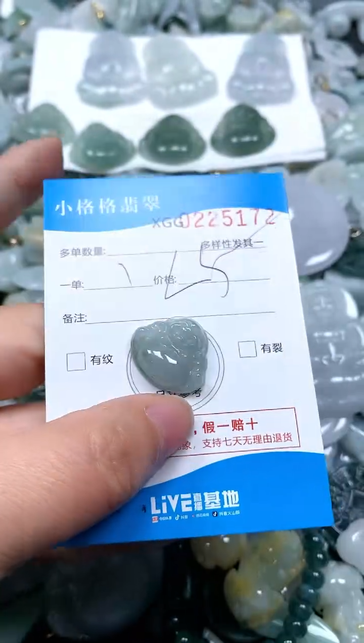 【闪购商品】翡翠颈饰未镶嵌闪购商品0225172
