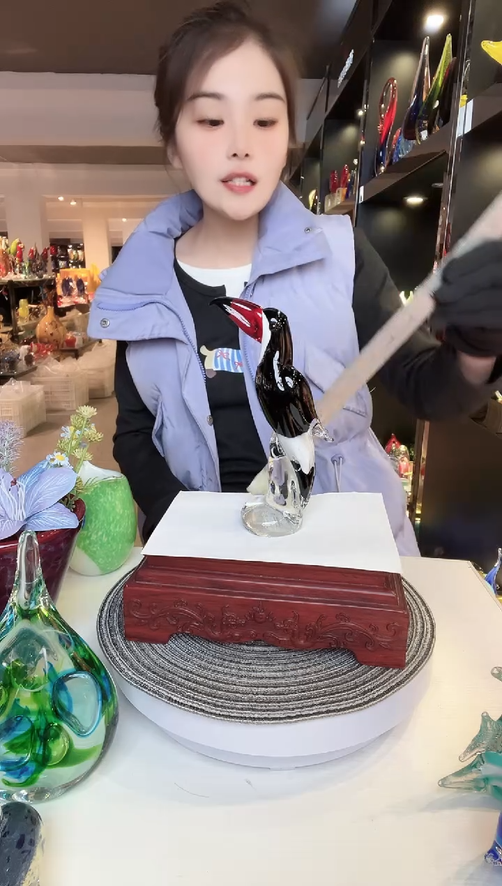 【闪购商品】茶盏琉璃摆件家居摆件