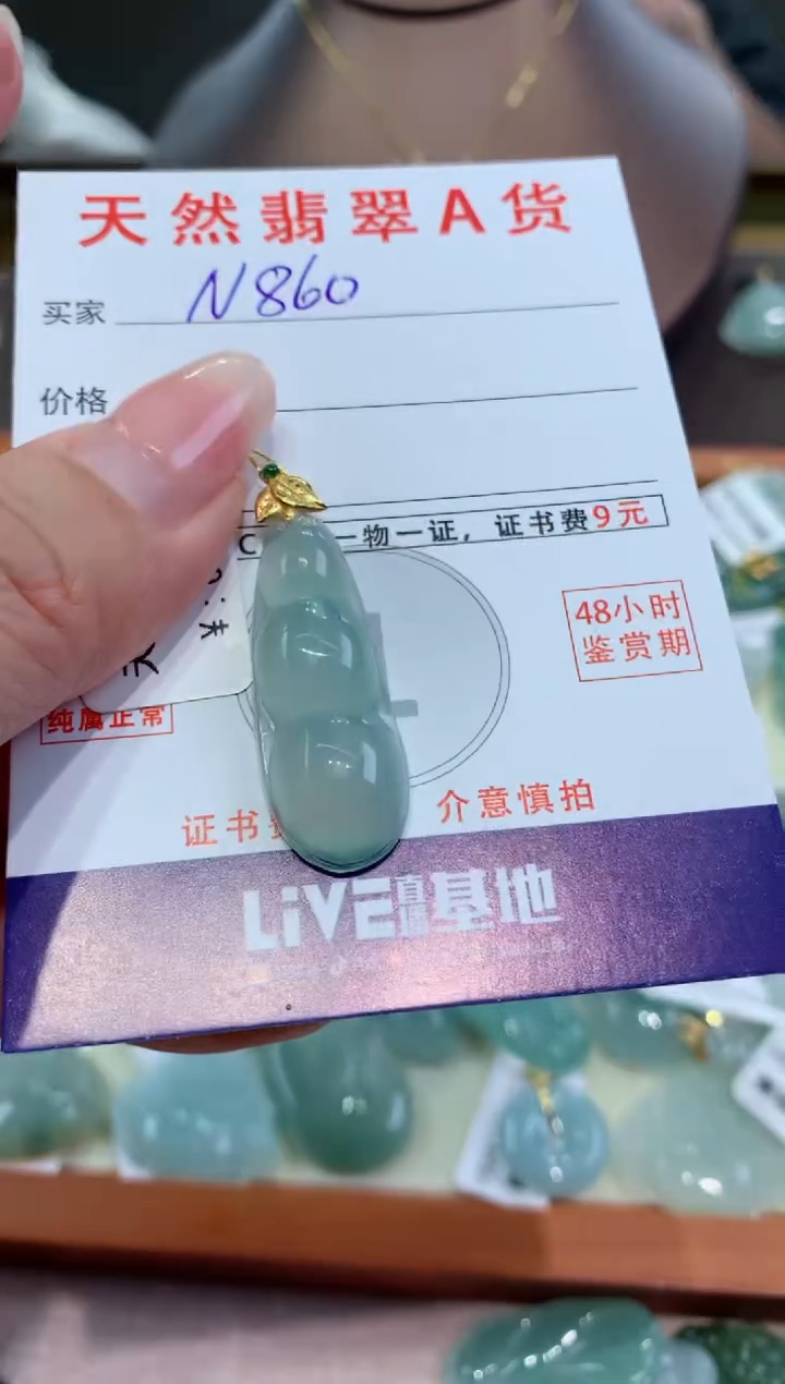 【闪购商品】翡翠颈饰未镶嵌天然翡翠A货挂件