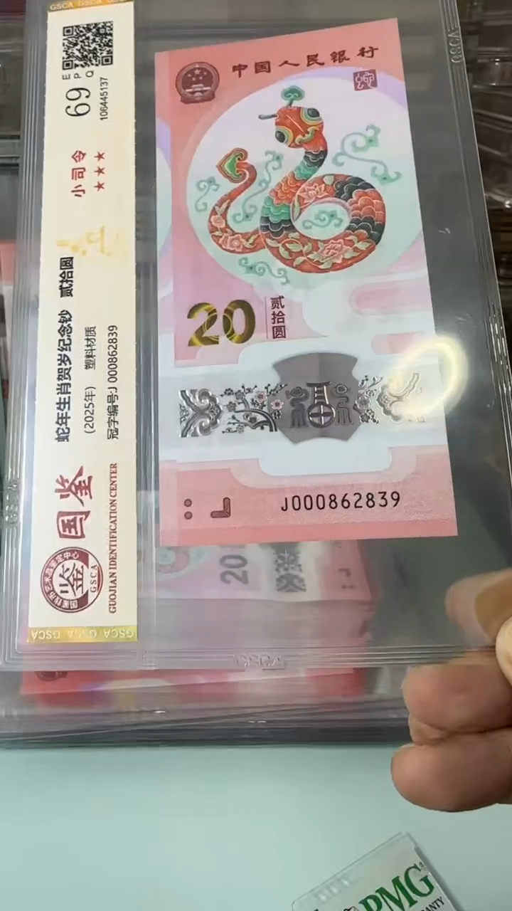 【闪购商品】塑料000862839-蛇钞单张