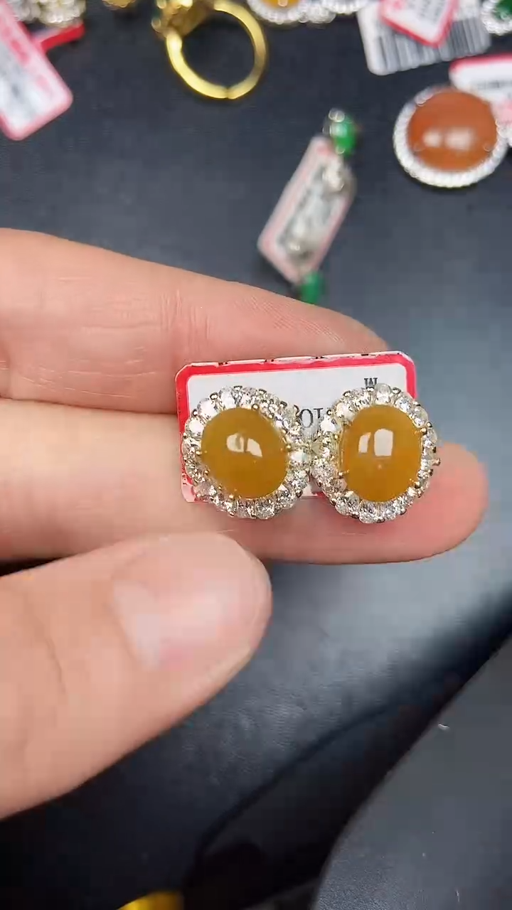 银S925镶嵌戒指翡翠1270