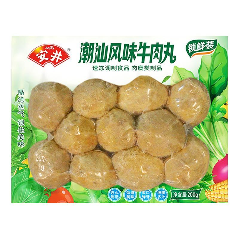 安井锁鲜装潮汕风味牛肉丸200g