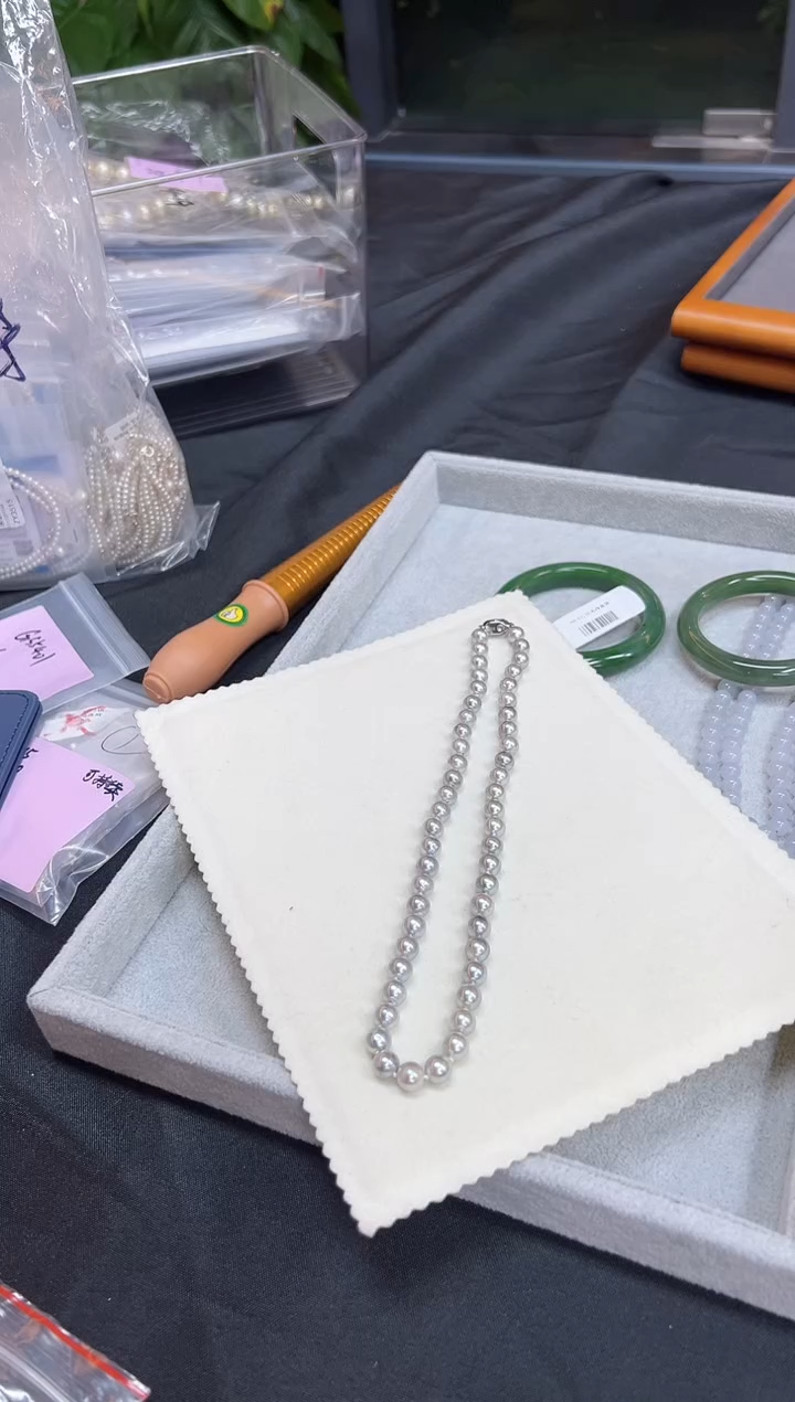【闪购商品】海水珍珠颈饰银S925镶嵌GS0061海水珍珠项链