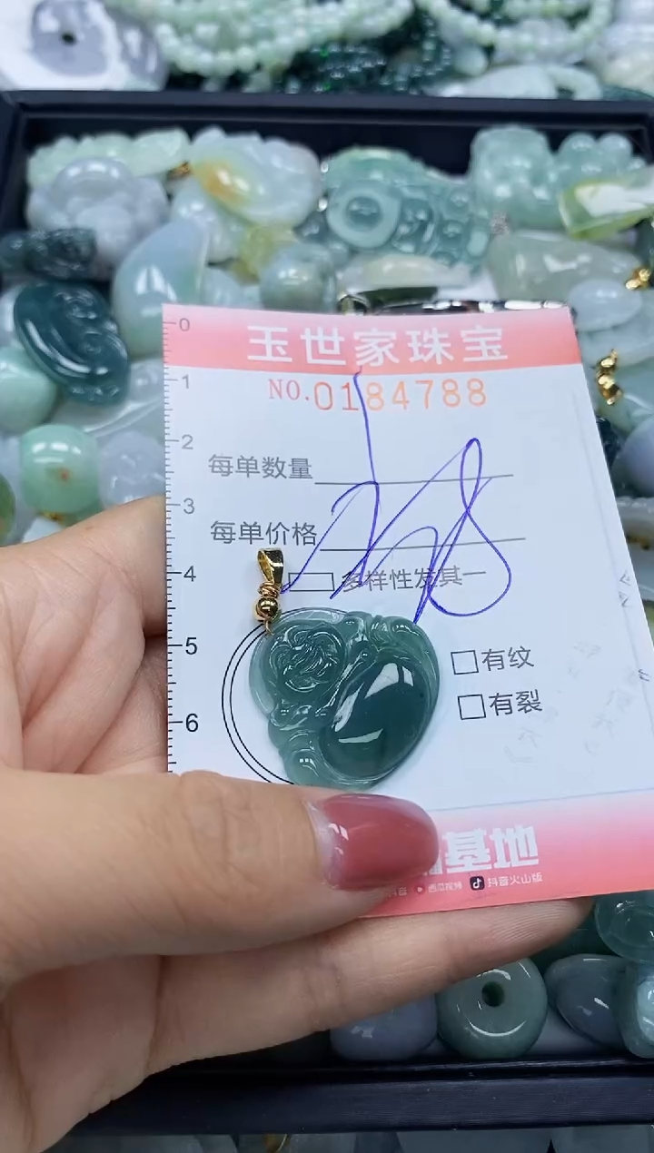 【闪购商品】翡翠颈饰未镶嵌闪购0184788多样性发其一