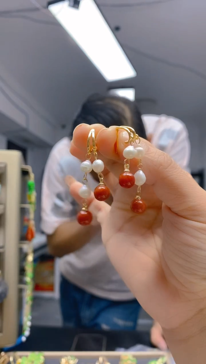 【闪购商品】翡翠耳饰合金216翡翠耳钉