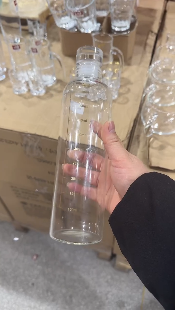 【闪购商品】玻璃无盖款青苹果直播价500毫升