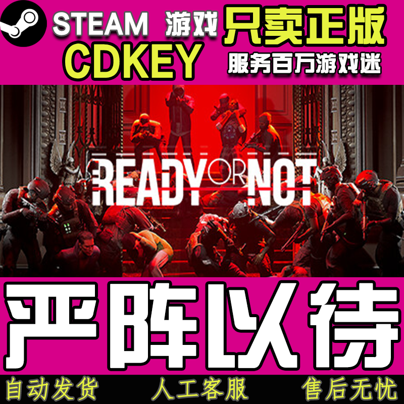 Steam游戏 严阵以待 严正以待 Ready or Not 国区正版CDKEY激活码