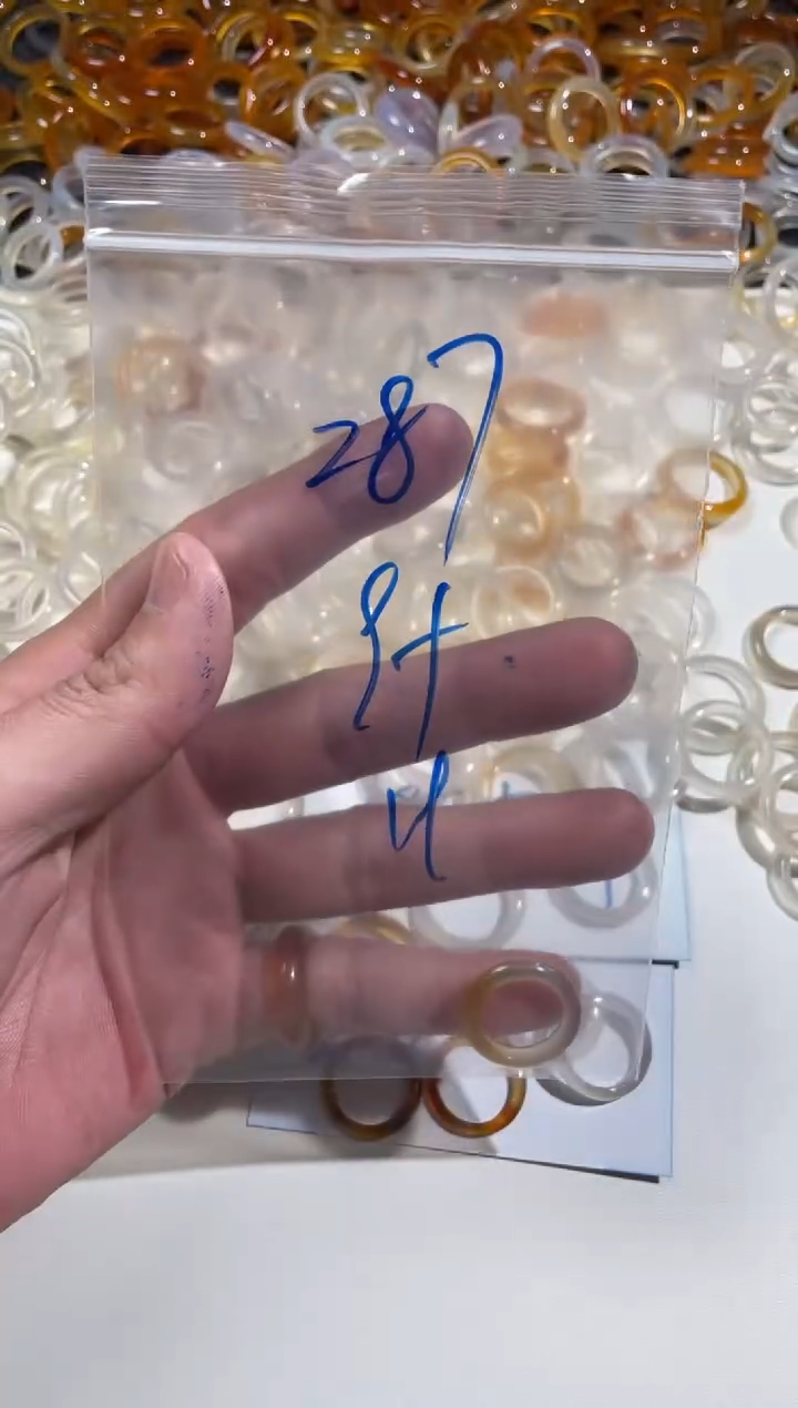 【闪购商品】玛瑙/玉髓戒指未镶嵌287