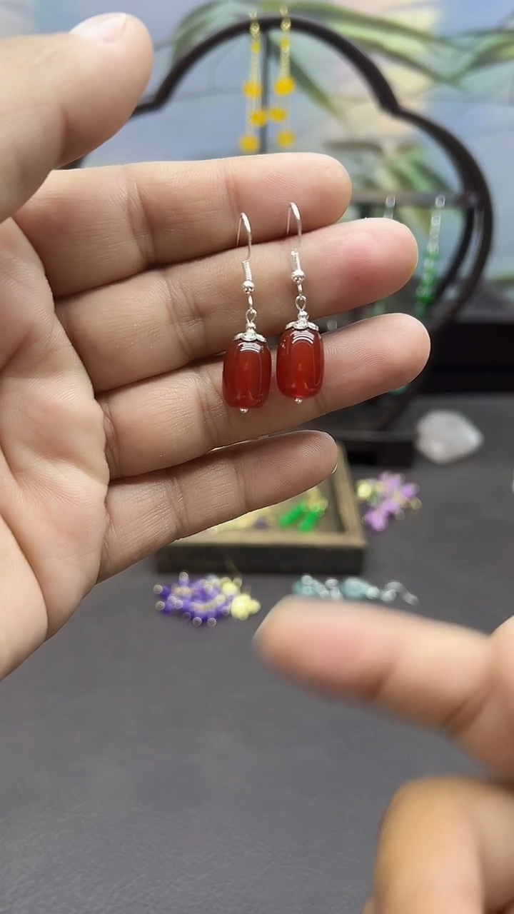 未镶嵌耳饰玛瑙/玉髓203