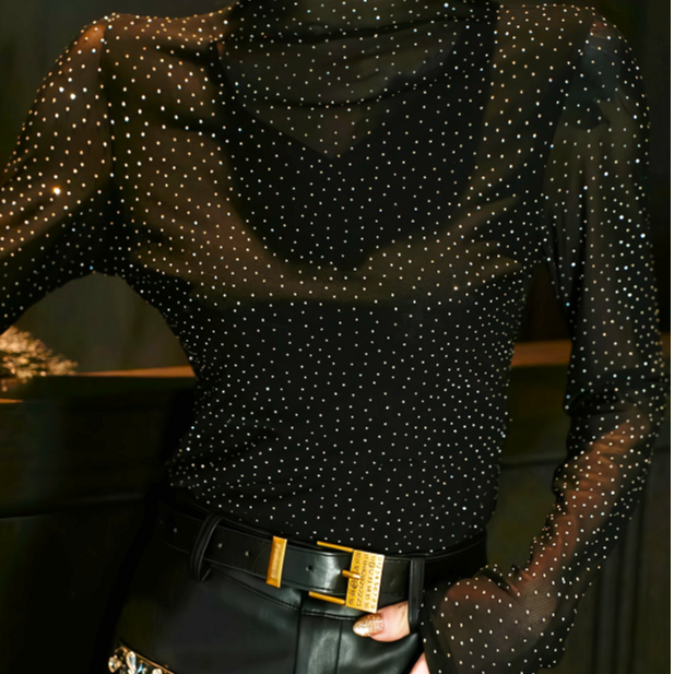 【夏夏专属】修身蕾丝镶砖轻奢时尚百搭款打底衫女D1002