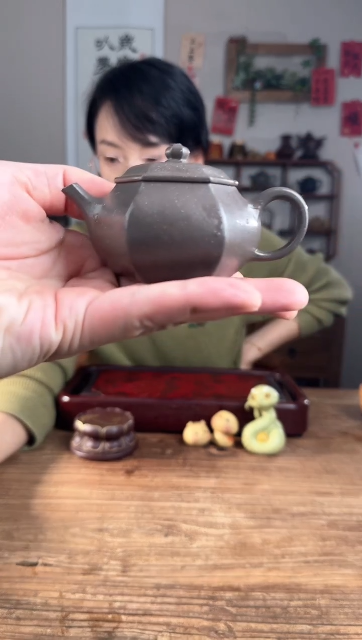 【闪购商品】紫砂茶壶小六合 豆碧