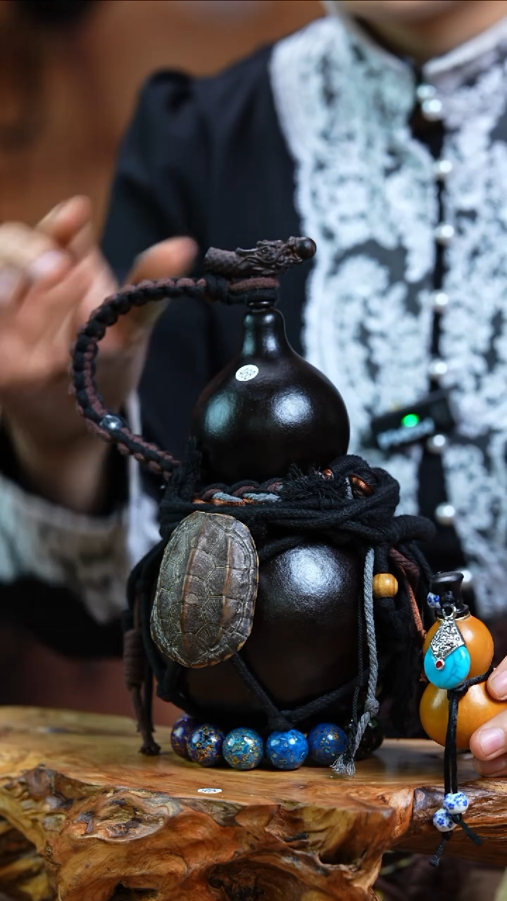 【闪购商品】468—光岳葫天然大漆酒葫芦不含漆珠