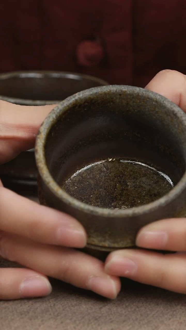 茶壶紫砂微瑕竹节杯