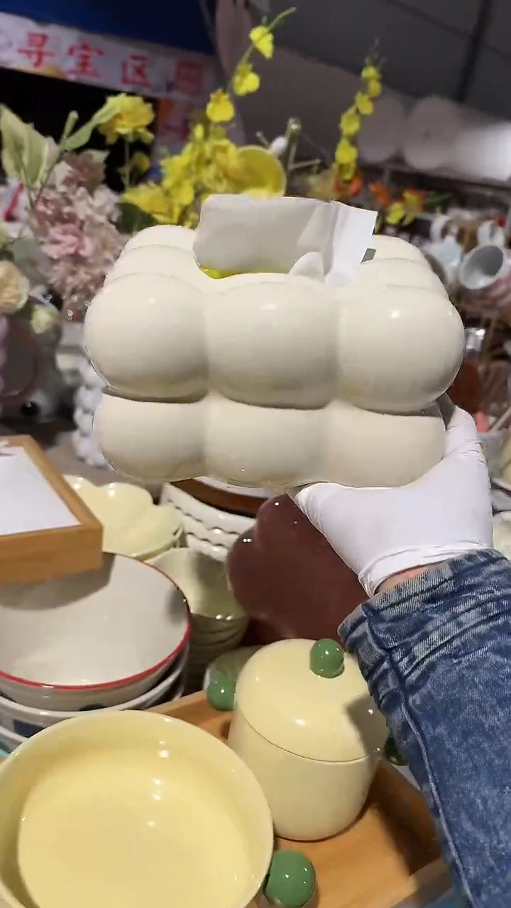 陶瓷纸巾盒微瑕 凑满20元包邮