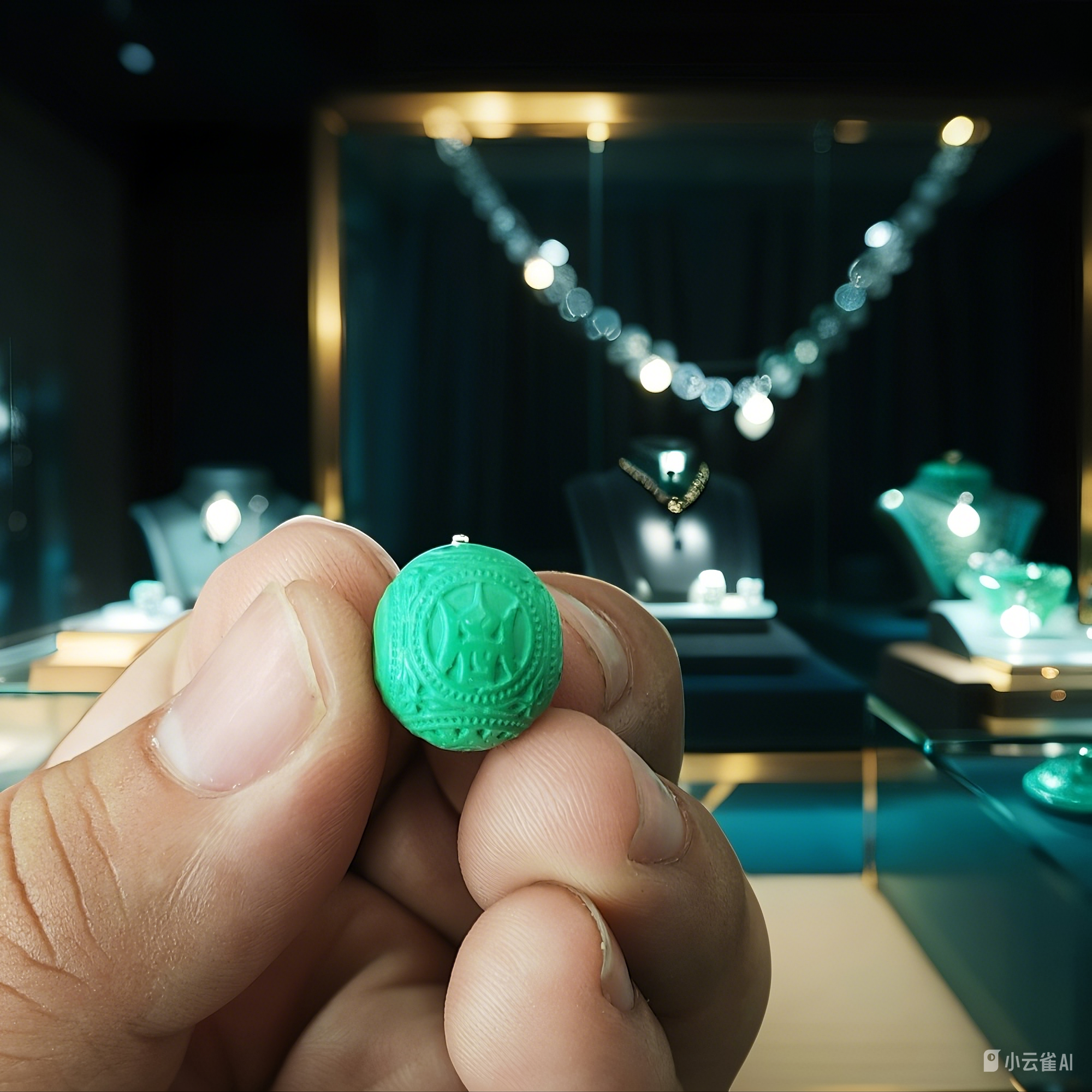 精品雕刻珠13mm（多样性发货）