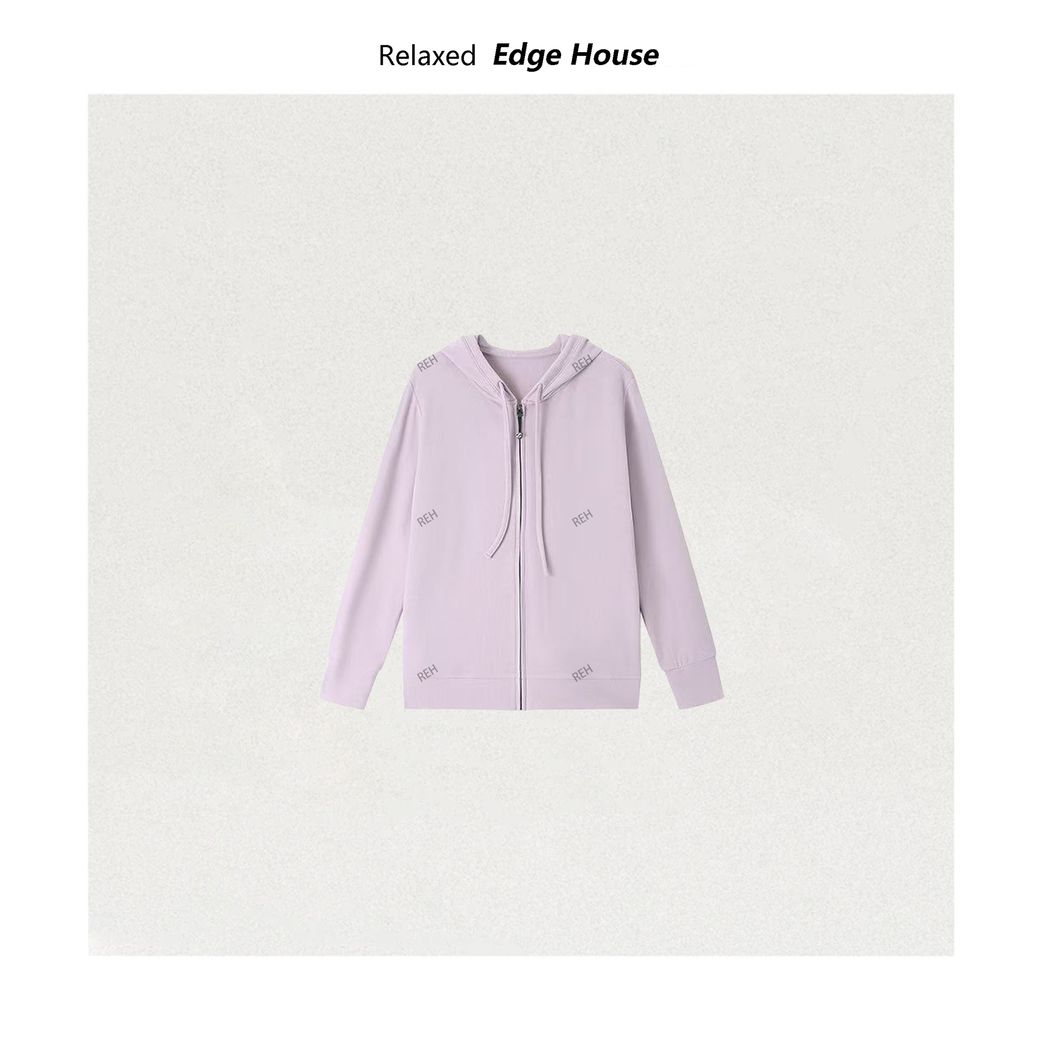 【嘻嘻家】皆是暖意 25秋冬季女士德绒连帽潮流休闲开衫外套