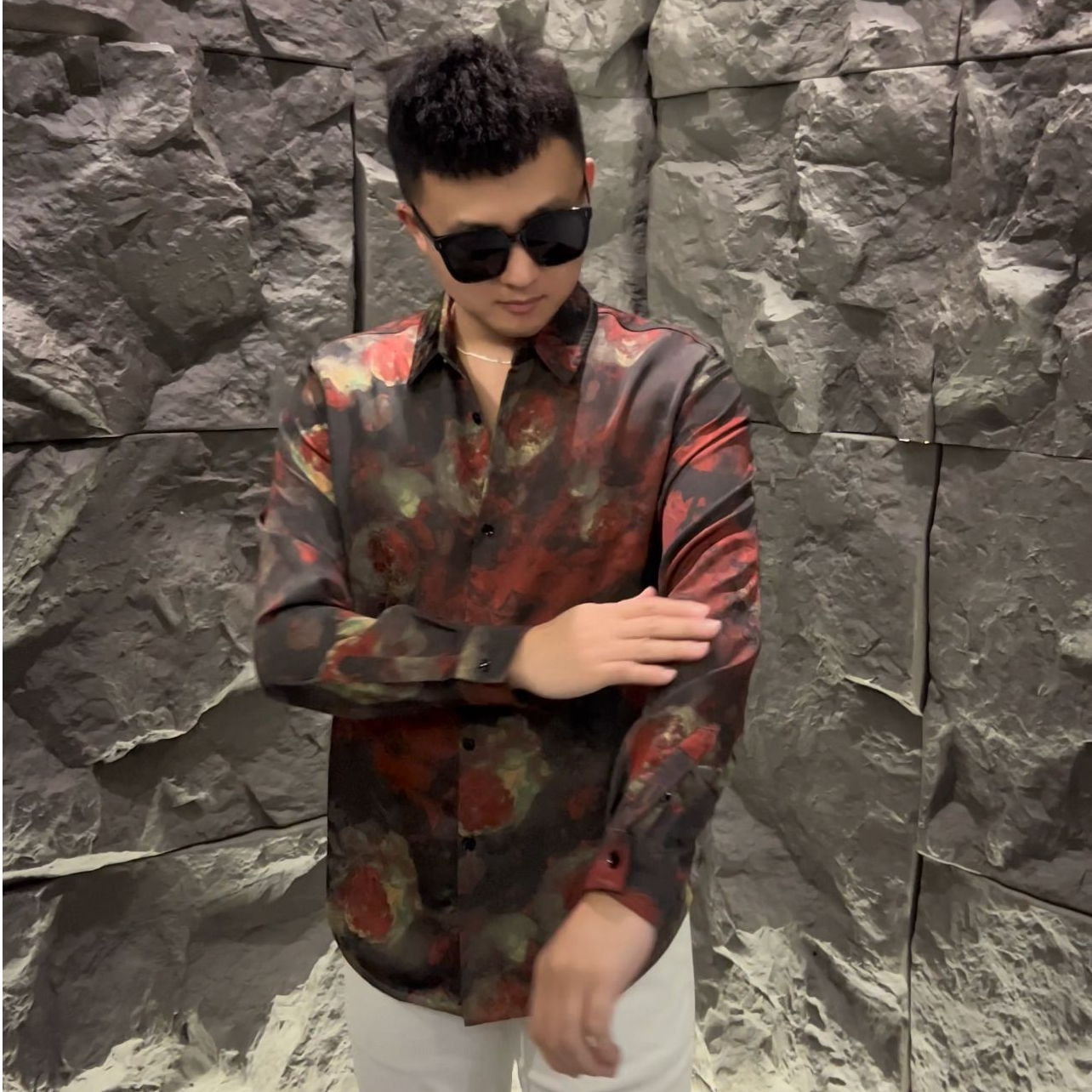 【潮人集结号专属】262708 027新款时尚潮流休闲百搭衬衫