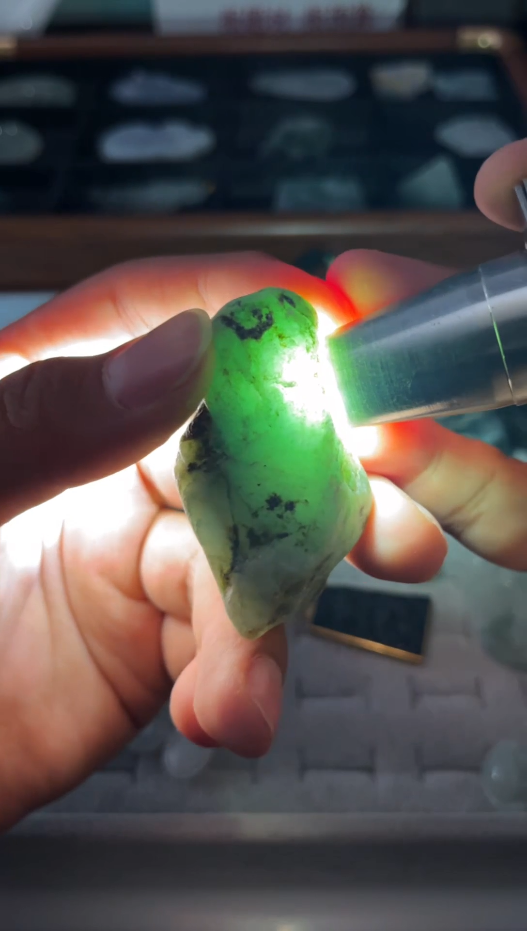 未镶嵌挂件翡翠平****学翡翠