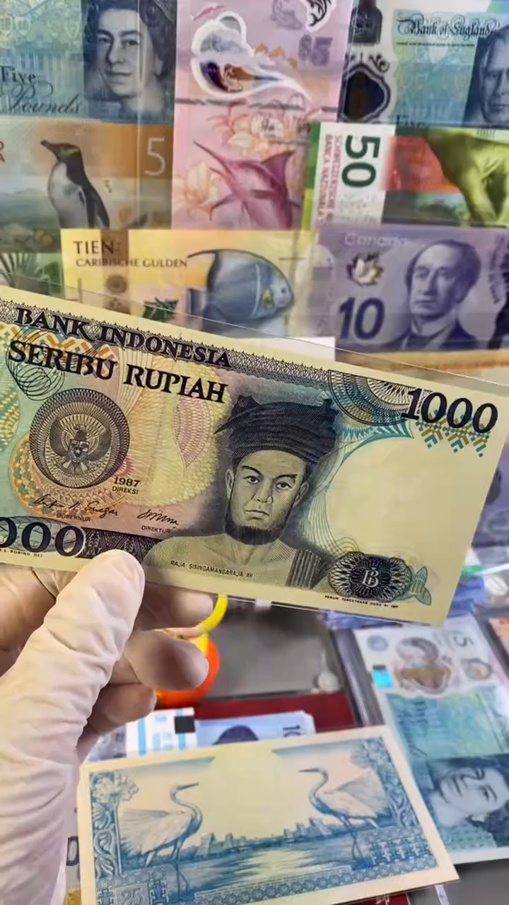 纸币印度尼西亚1000卢比