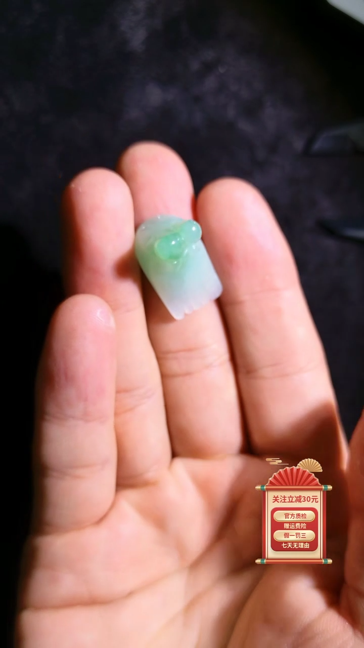 【闪购商品】翡翠颈饰未镶嵌知足常乐