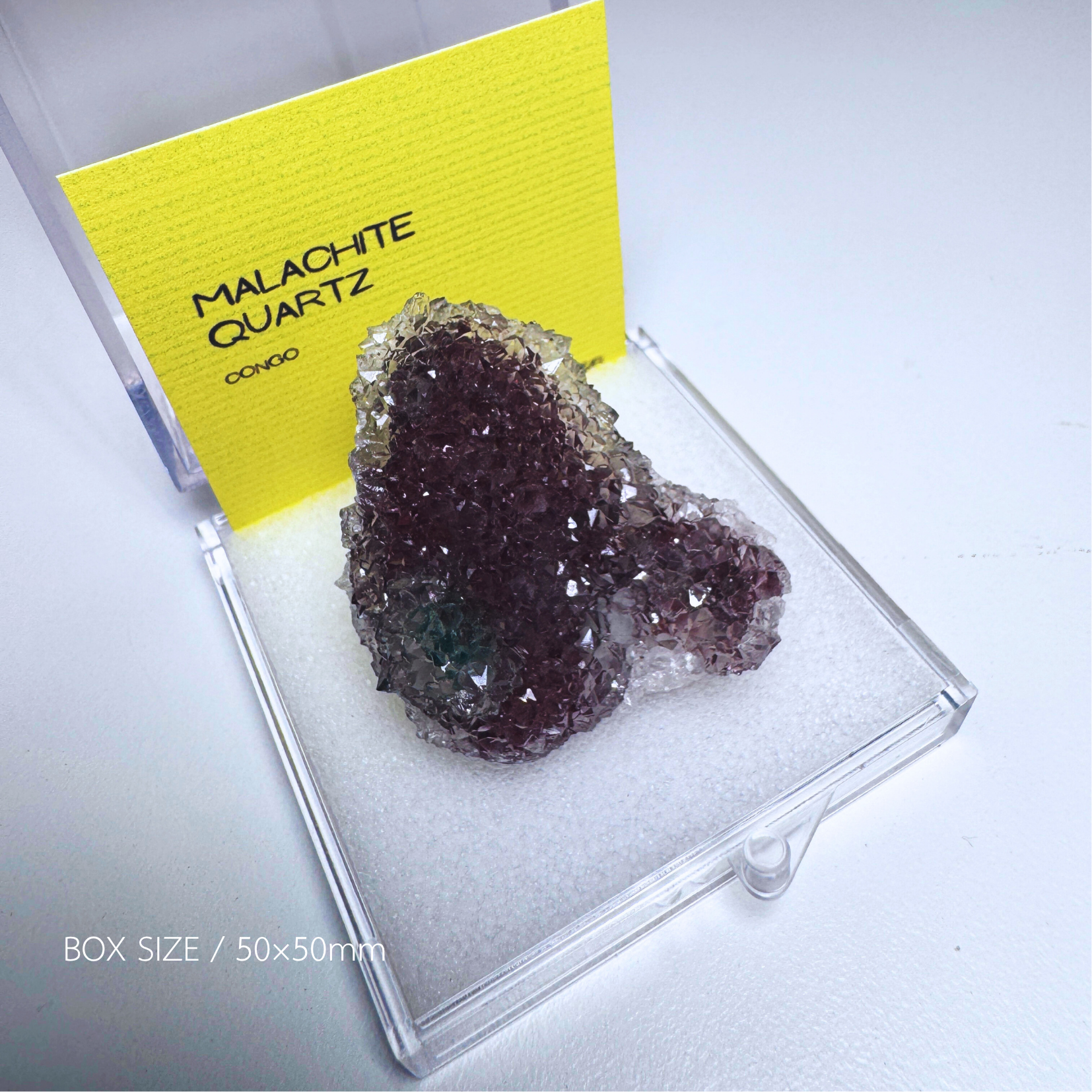 【刚果/孔雀石-水晶】爆闪矿物标本摆设矿标收藏
