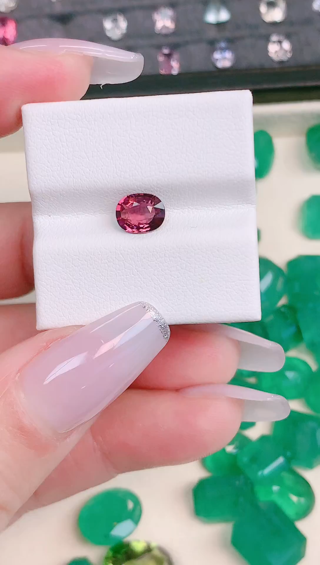 未镶嵌珠宝半成品碧玺天然0.9ct