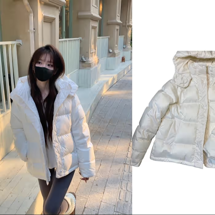 【五格】五格带细节 五金开模可拆卸连帽鹅绒服