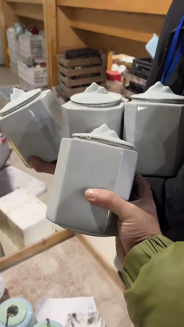 【闪购商品】摆件陶瓷茶叶罐罐密封罐