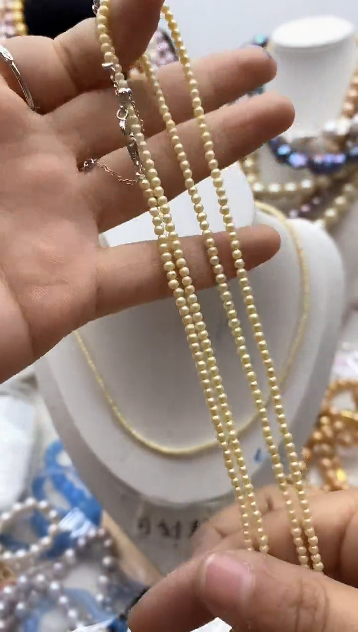 【闪购商品】淡水珍珠颈饰钛钢159