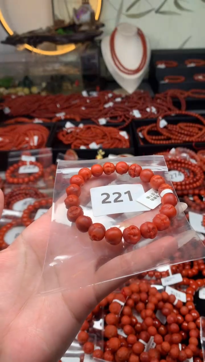 【闪购商品】南红玛瑙手串未镶嵌221-10.7mm