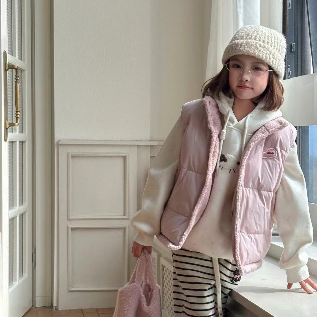 Alice•25冬~时尚甜美马甲85701粉色  9--2