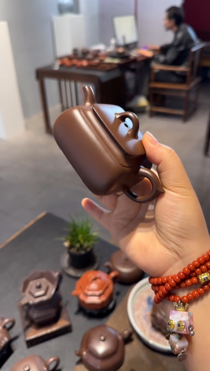 茶壶紫砂长四方 紫砂壶