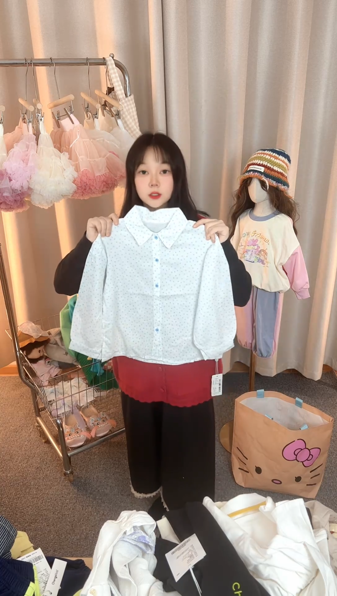 儿童长袖衬衫140码A282